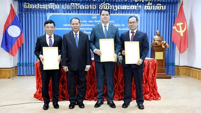 Lao Provincial party secretary, governor replaced as govt extends reshuffle