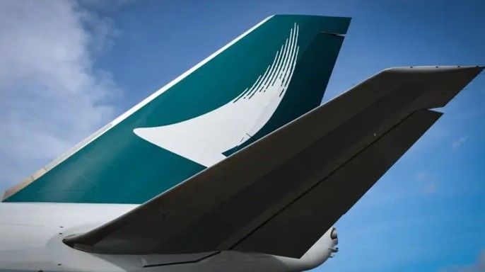Cathay Pacific warns of declining airfares and uncertain cargo outlook, shares fall 10%