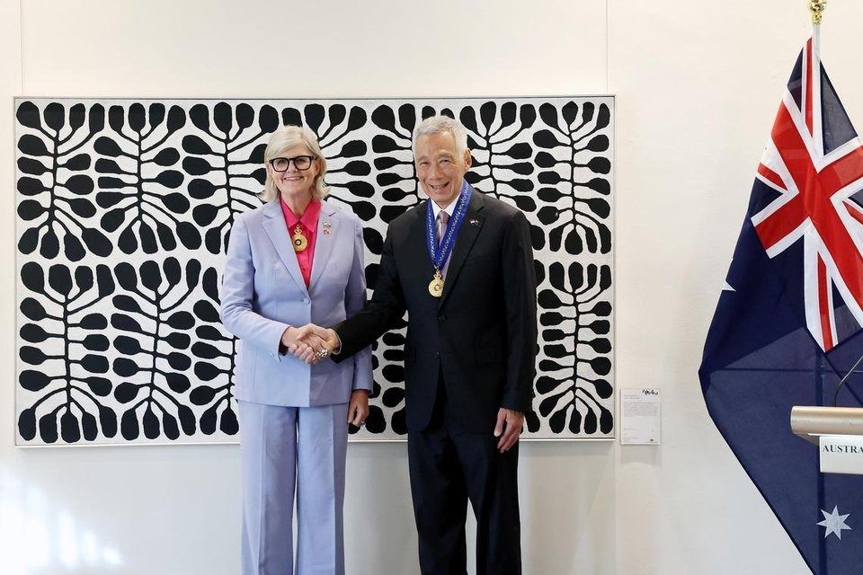 Lee Hsien Loong receives Australia's highest civilian honour for advancing bilateral ties