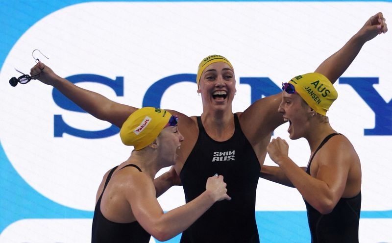 Swimming-Australia see another gold rush at Los Angeles 2028 after strong world championships