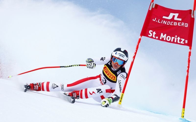 Alpine skiing-Austrian Venier bows out as a world champion ahead of Olympics