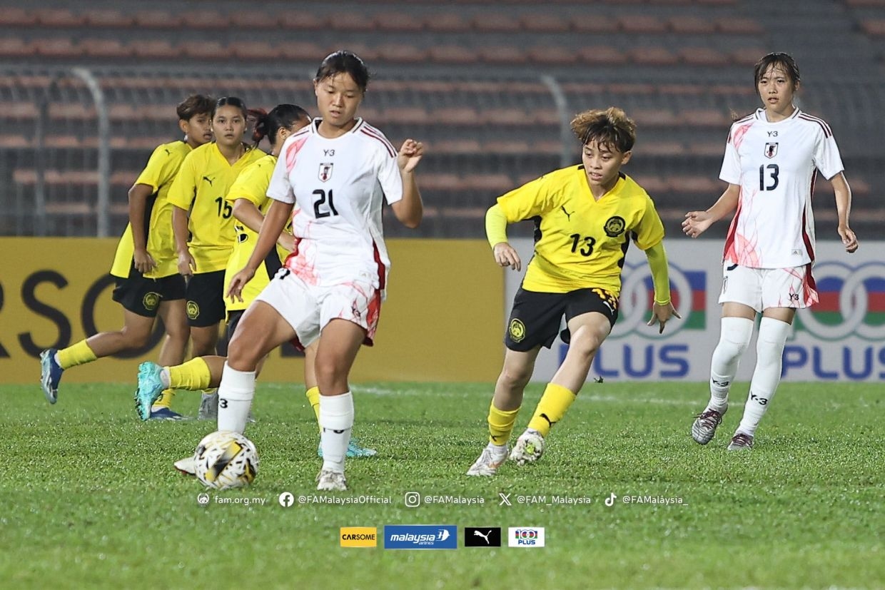 Malaysia's U-20 women's team faces defeat in AFC qualifiers