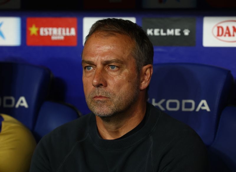 Soccer-Barcelona coach Flick banned for next Champions League match