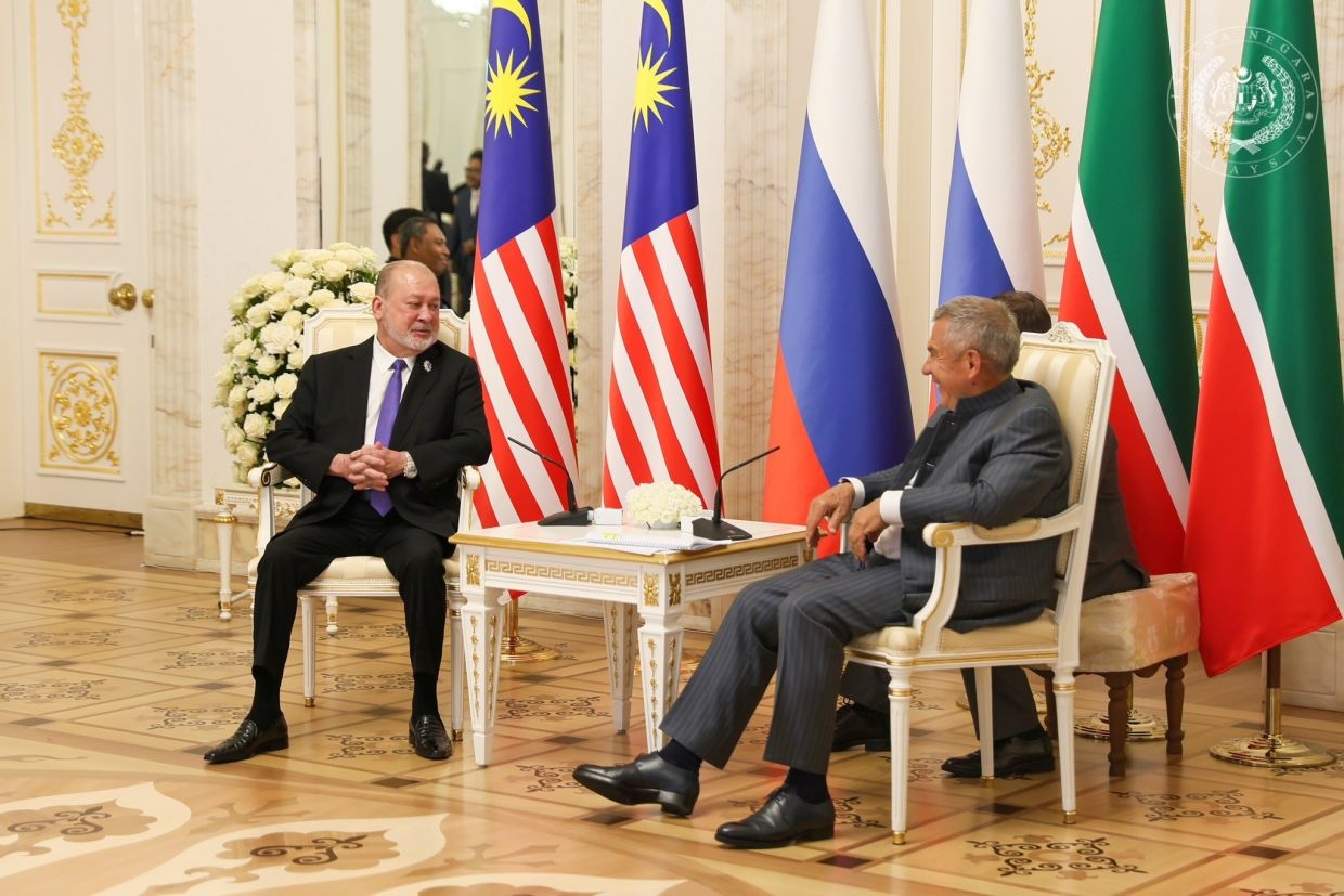 Sultan Ibrahim hopes Kazan visit will inspire stronger ties with Tatarstan