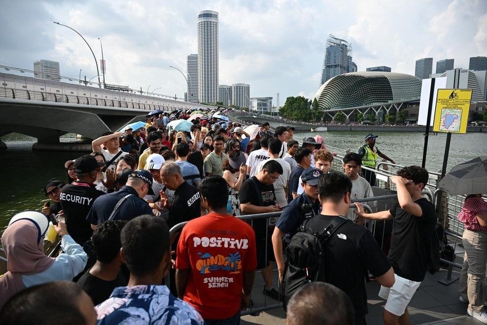Singapore's National Day Parade 2025: Excitement builds as crowds gather at Marina Bay and Padang ahead of event