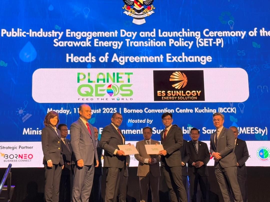 ES Sunlogy signs HOA for participation in special energy zone development in Sarawak