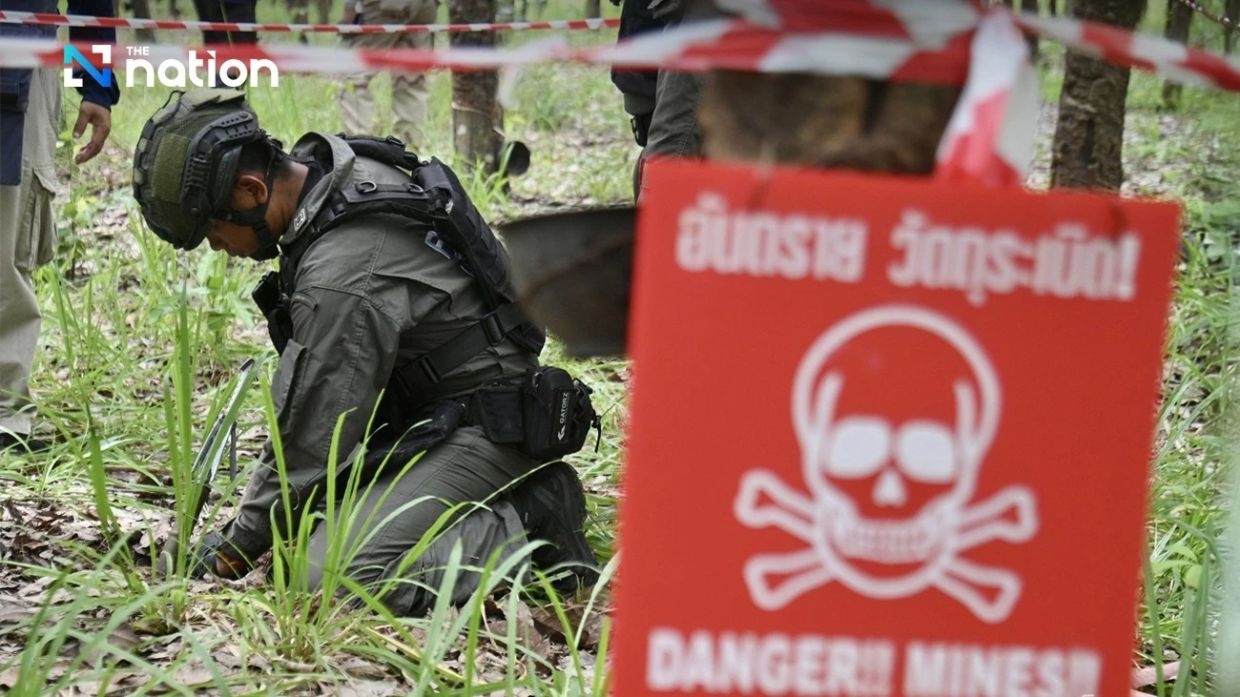 Thailand protests Cambodia's use of anti-personnel mines, citing ceasefire breach and Ottawa Convention violations