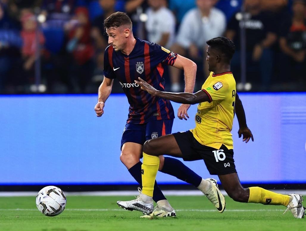 JDT survive early scare to beat Negri Sembilan 5-3