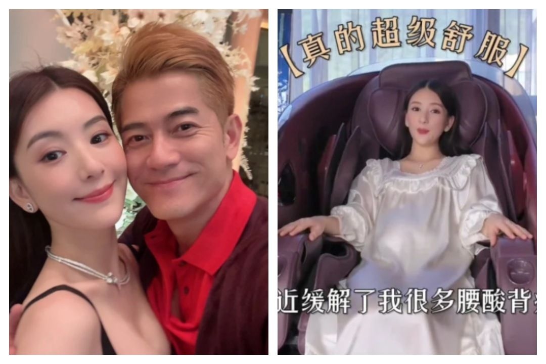 Aaron Kwok's wife shares how husband kept her comfortable during her pregnancy