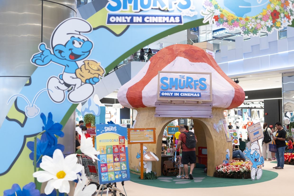 Small Smurfs, big goals at Sunway Carnival Mall