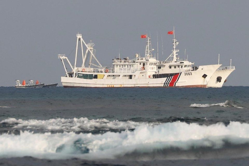 China accuses Philippine vessels of 'dangerous manoeuvres' after its own ships collided