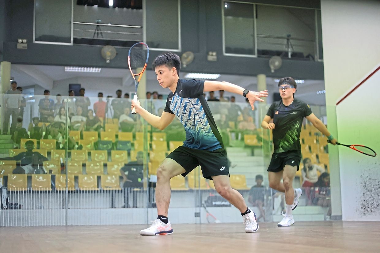 College mates Joachim, Wa Sern make rivalry on court loud and clear