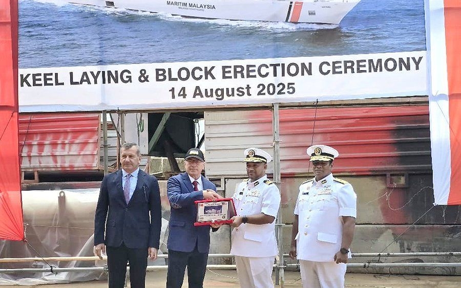 Malaysia's new maritime vessel takes shape
