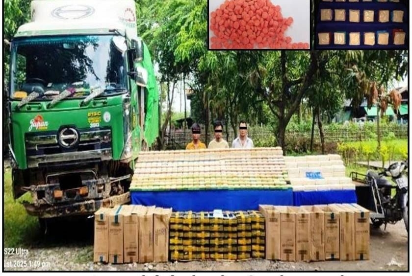 Large haul of drugs seized in Myanmar's Sagaing region