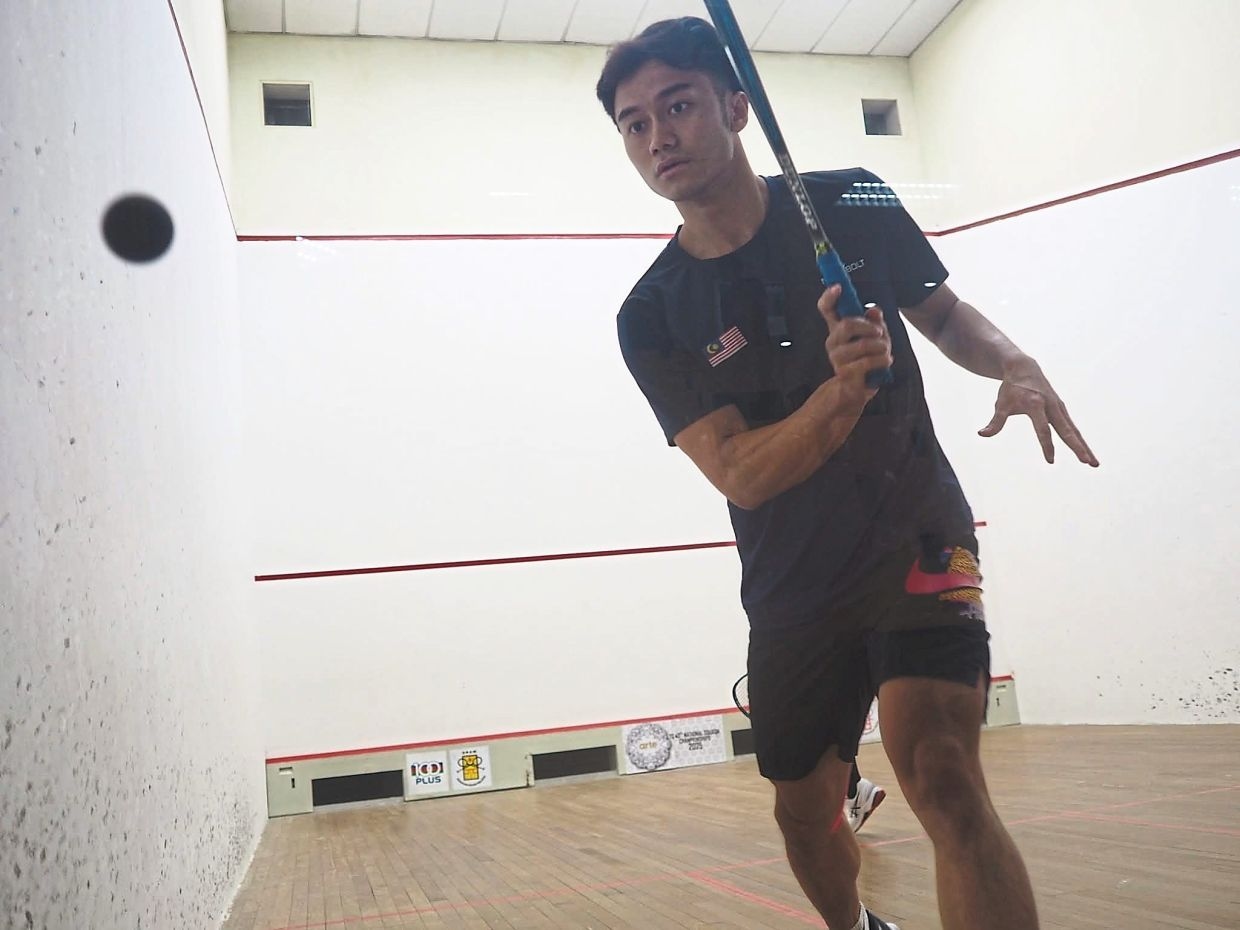 Sabah squash ace one win away from first national crown