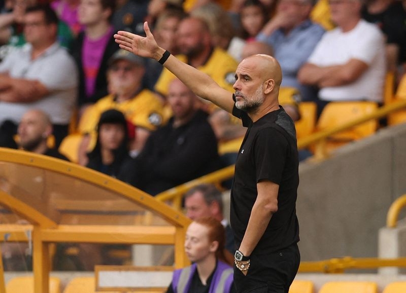 Soccer-Guardiola says one win does not signal that "City are back"