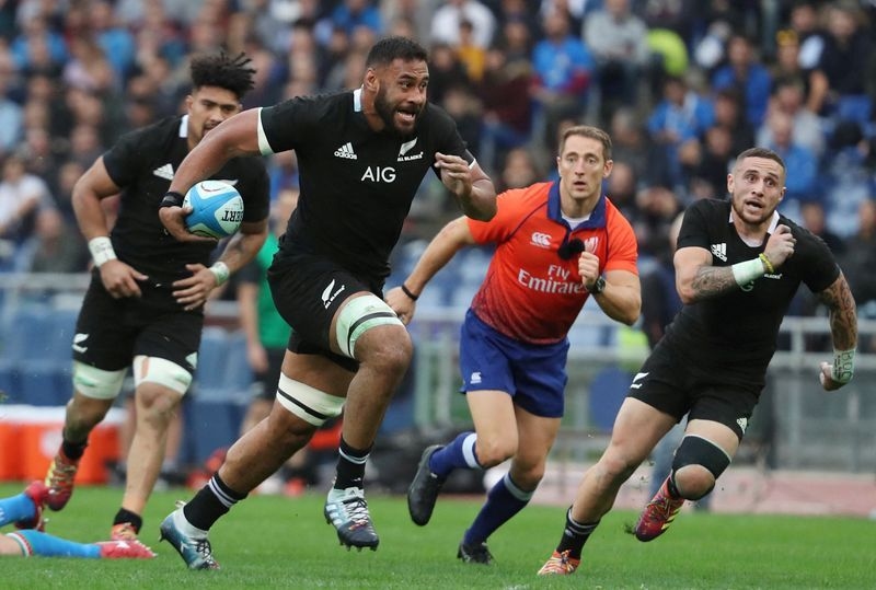 Rugby-All Blacks Tuipulotu, Lienert-Brown out of second Argentina test