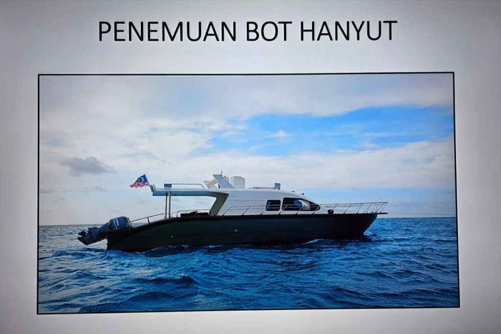 Abandoned drug-laden vessel drifts into naval outpost off Sabah