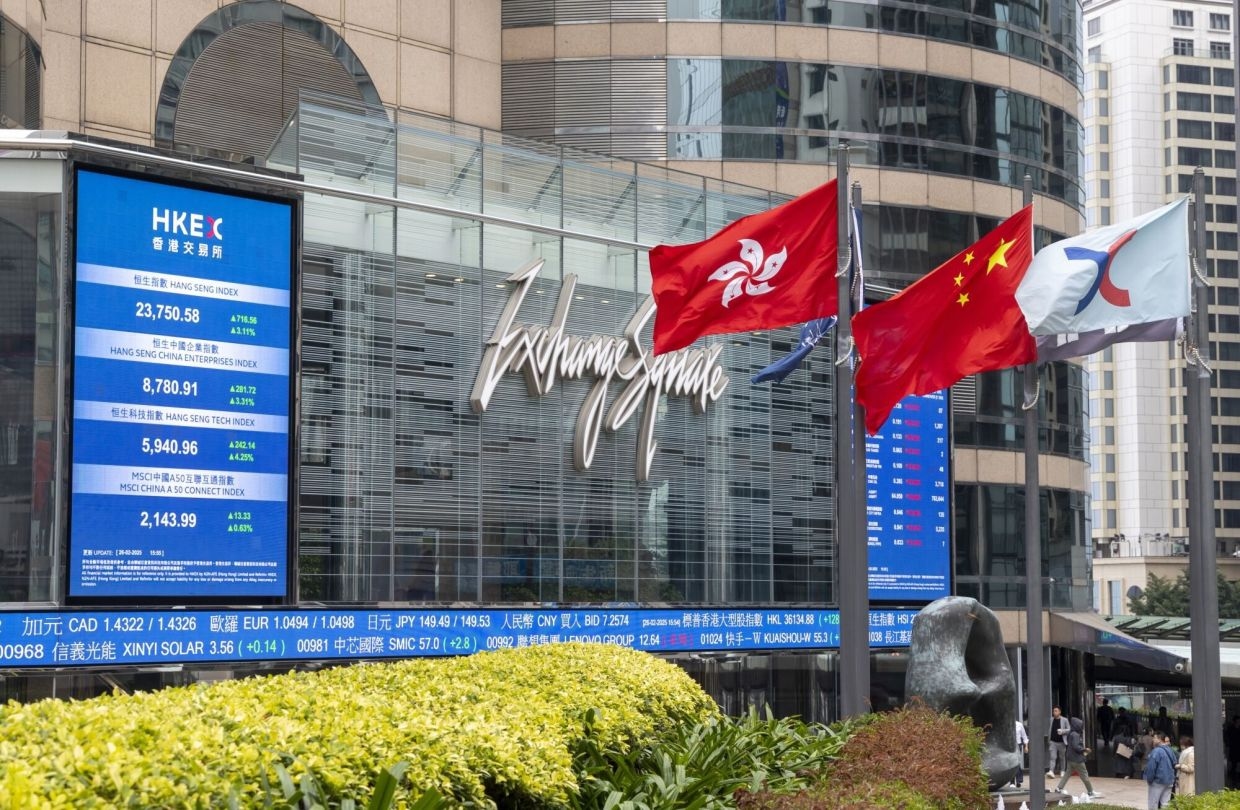 Hong Kong exchange reports jump of nearly 40% in first-half profit