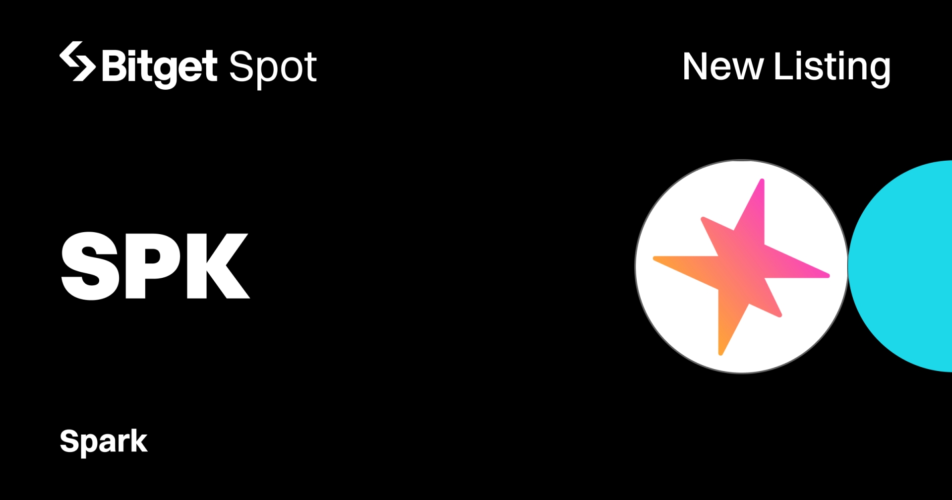 Bitget Lists Spark (SPK) in Innovation and DeFi Zone