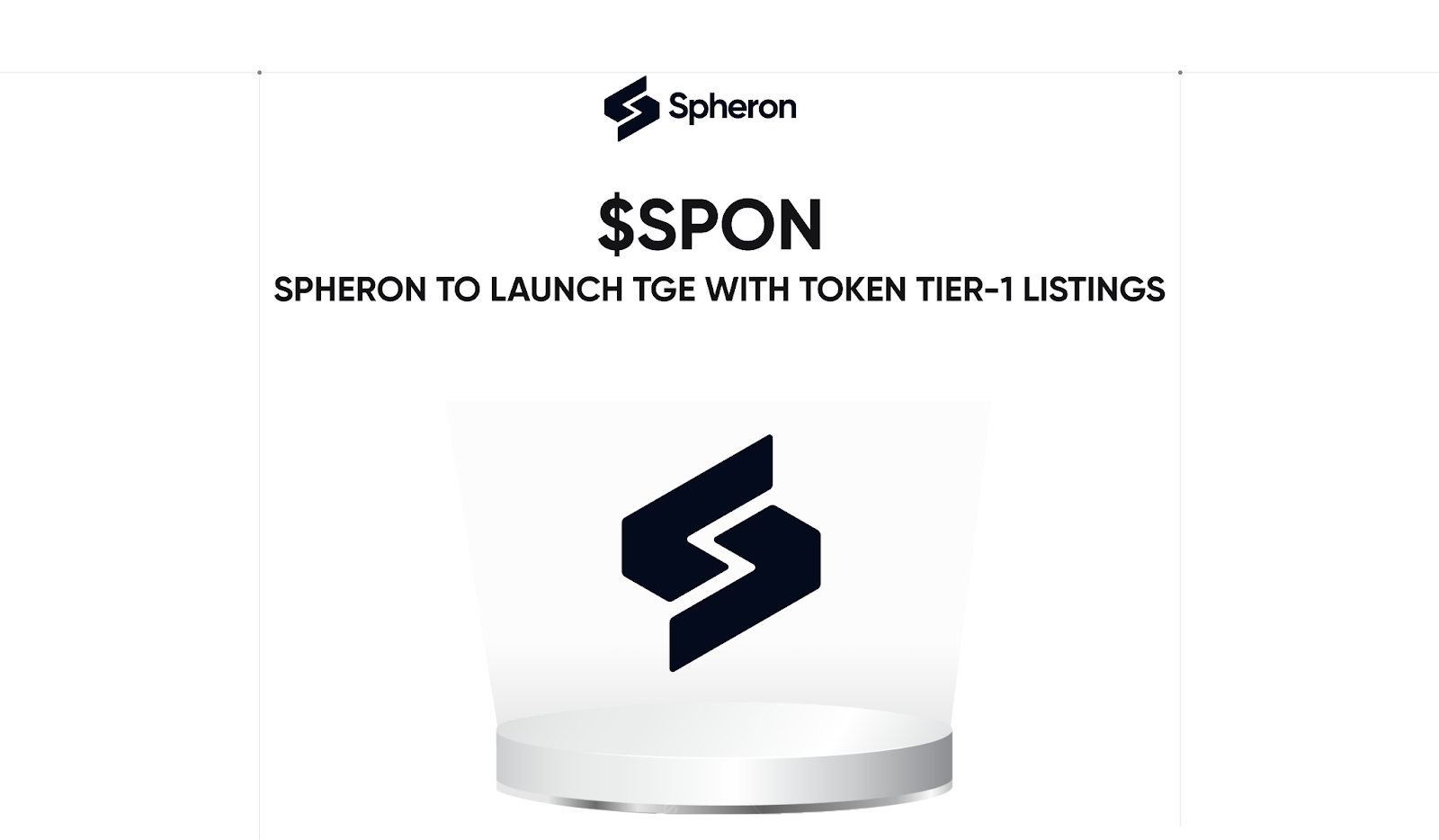 Spheron to Launch TGE with $SPON Token Tier-1 Listings