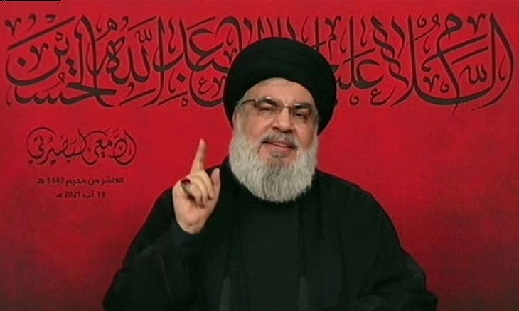 إنفجار يقتلع الأرض أثناء عملية اغتيال نصر الله (فيديو)