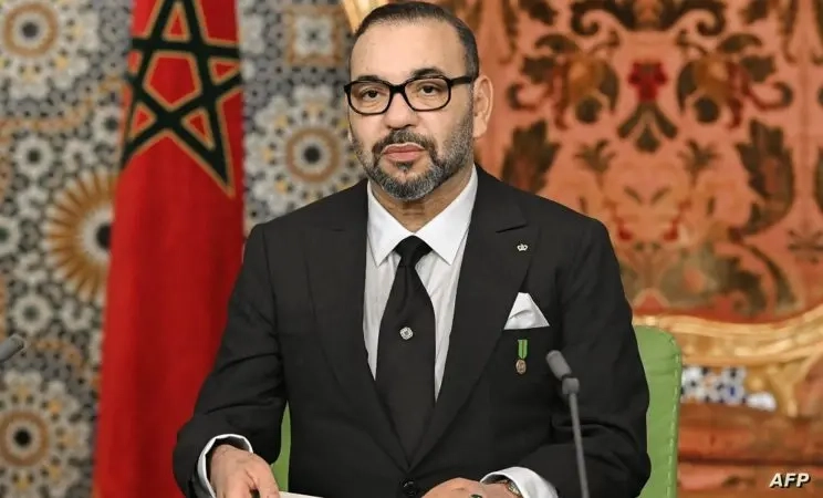 برقية تعزية ومواساة من الملك إلى أفراد أسرة المرحوم موسى السعدي