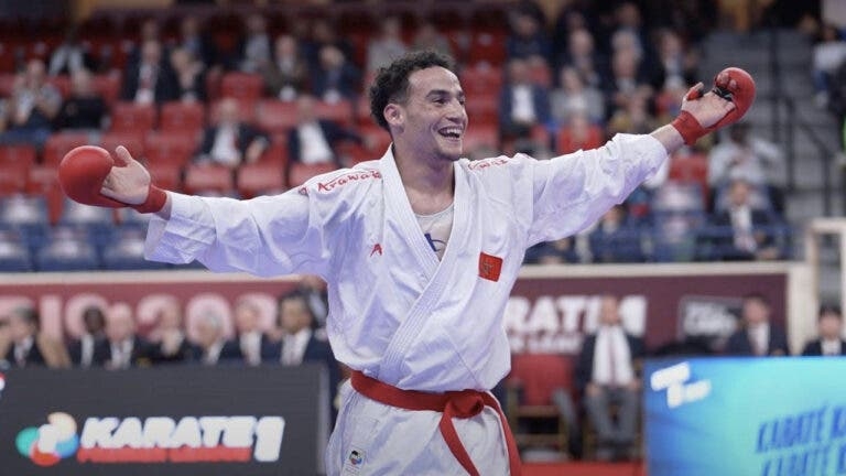 المغربي سعيد أوبايا يحقق ميدالية ذهبية في الدوري العالمي للكاراتيه