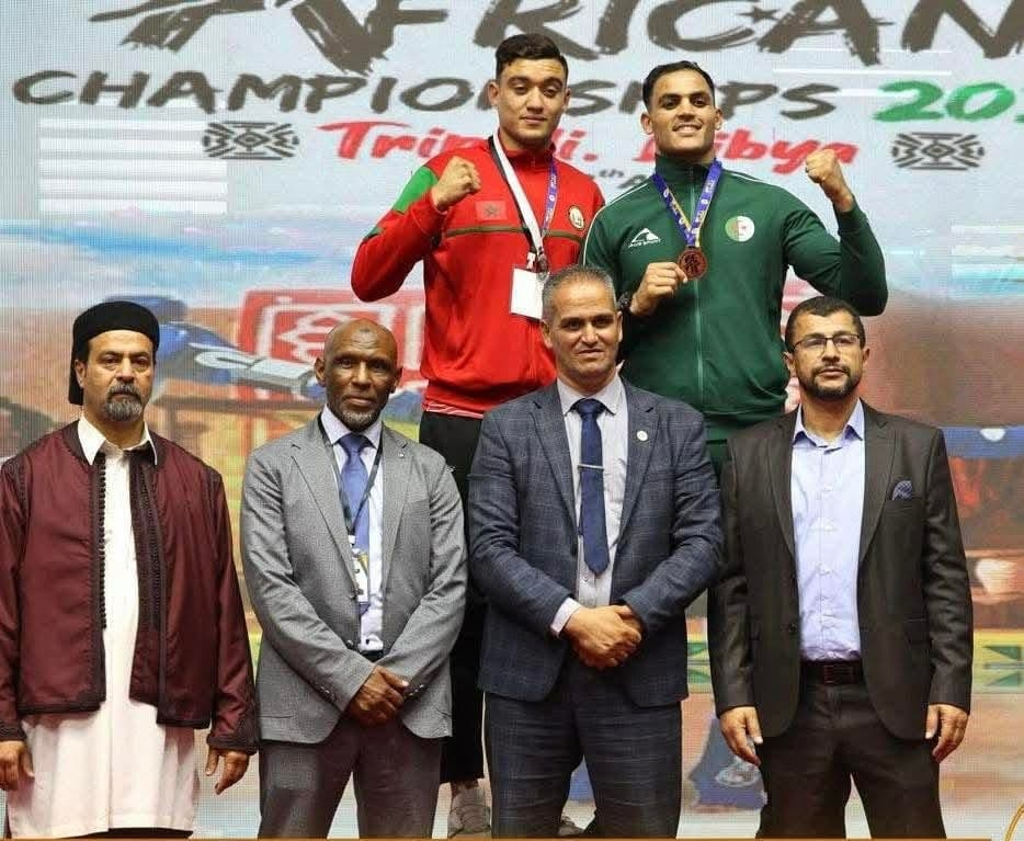 الناظور تحتفي ببطلها.. صهيب أفقير يعود متوجًا من طرابلس(صور)