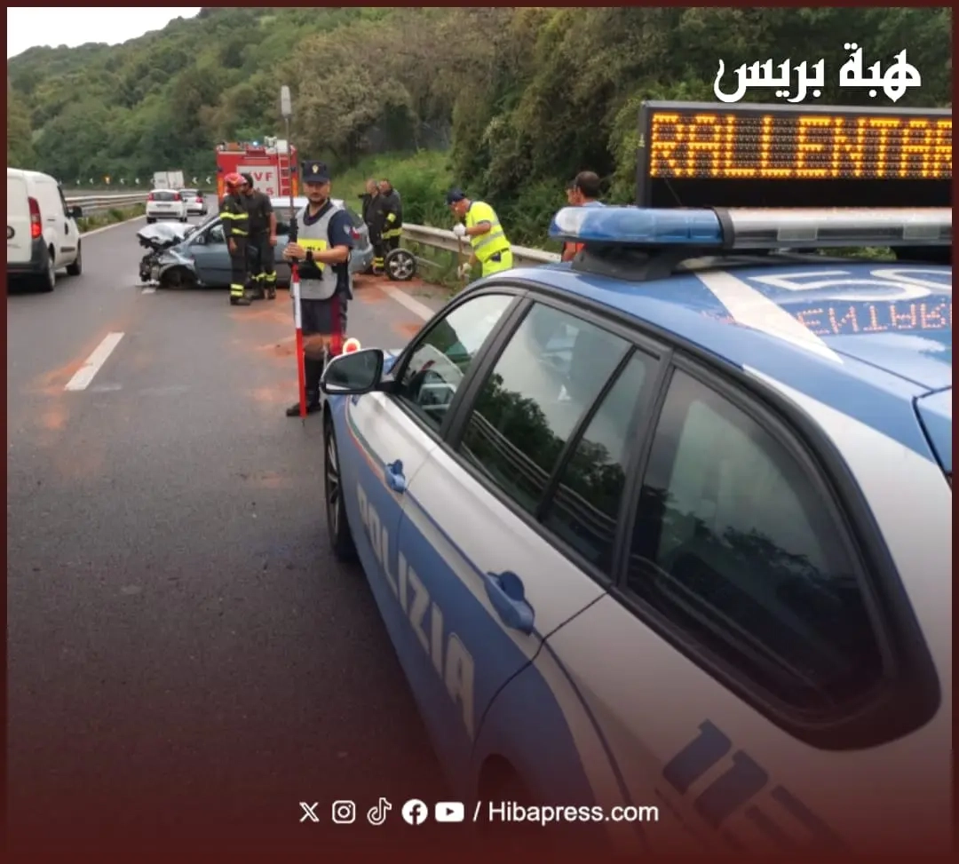 قتيلة و8 جرحى مغاربة في انقلاب سيارة فاركونيط بإيطاليا