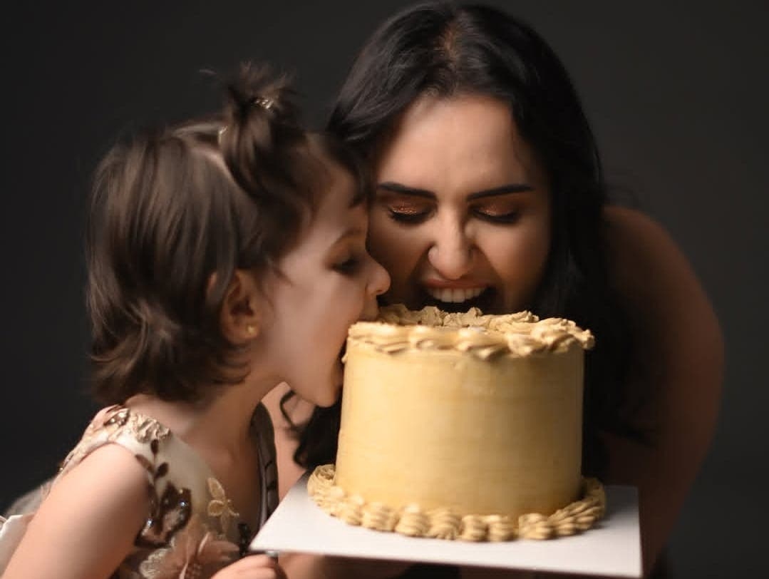 وداد لمنيعي تحتفل بعيد ميلاد ابنتها (صور)