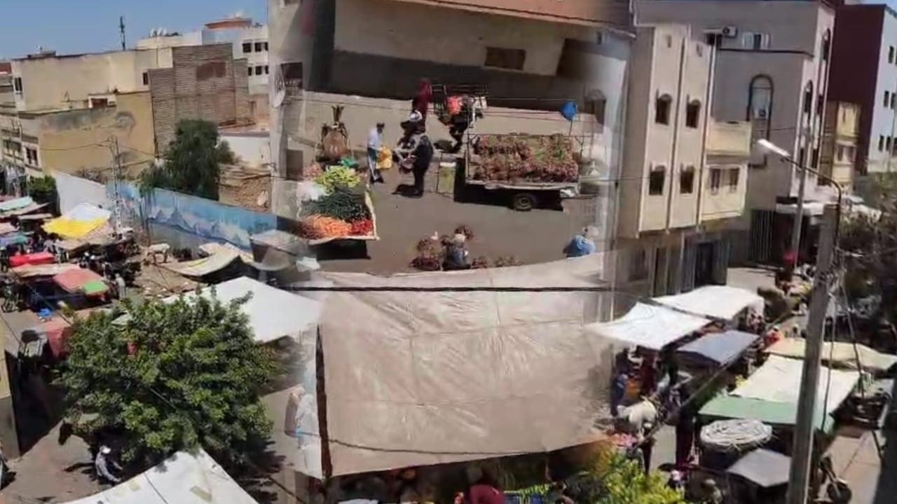 سطات.. سوق عشوائي يخنق ساكنة حيي 'بام' و'مانيا'