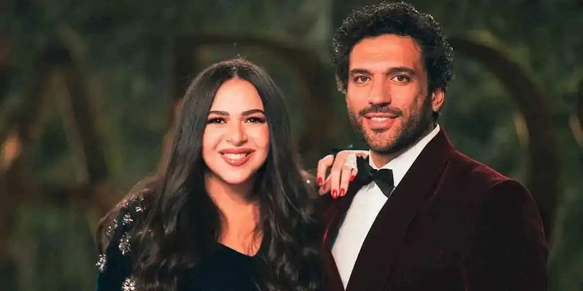 الفنانين إيمي سمير غانم وحسن الرداد يرزقان بطفلتهما الثانية "فادية"