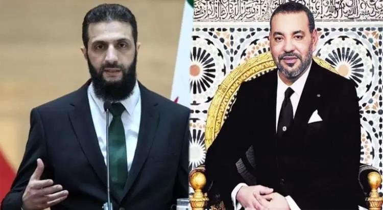 الملك يتلقى تهنئة من الرئيس السوري أحمد الشرع بمناسبة عيد الأضحى