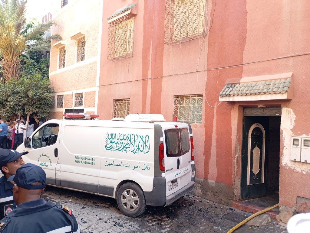 وفاة شاب إثر حريق مروع داخل منزله بالمسيرة الاولى بمراكش - صور