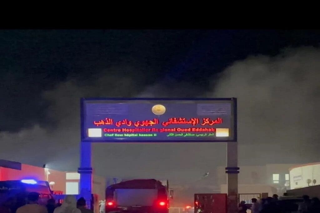 إندلاع حريق مهول بمستشفى الحسن الثاني بالداخلة