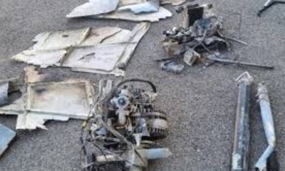 إيران تعرض صورا لمسيّرة إسرائيلية أسقطتها دفاعاتها الجوية