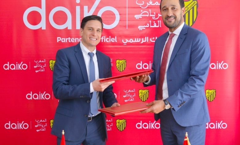 Daiko توقع عقد رعاية مع المغرب الفاسي