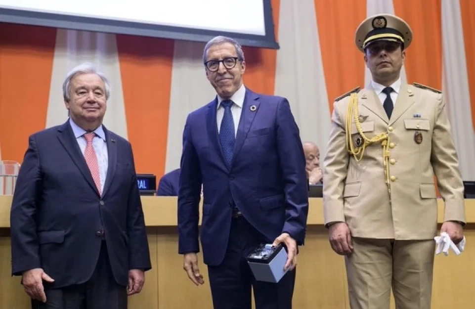 الأمين العام الأممي يكرم جنديا من القوات المسلحة الملكية بذل حياته ضمن قوات حفظ السلام