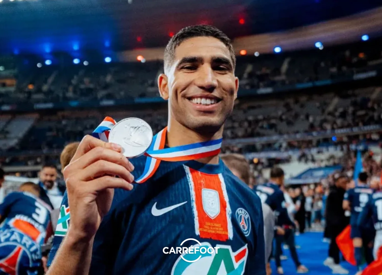 كأس فرنسا: أشرف حكيمي يحقق اللقب مع باريس سان جيرمان
