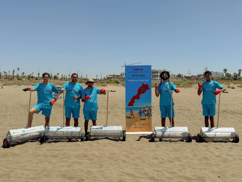 Chbyka Summer Tour : A citizen-led crusade against plastic on 30 Moroccan beaches
