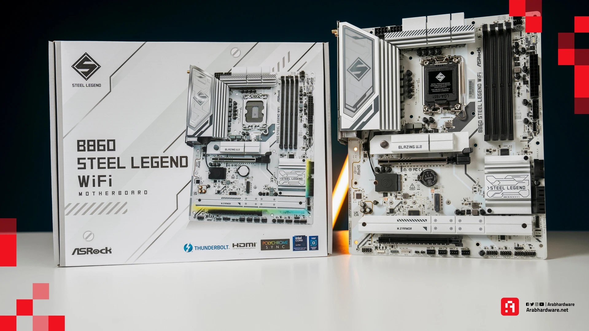 مراجعة اللوحة الأم ASRock B860 Steel Legend Wi-Fi