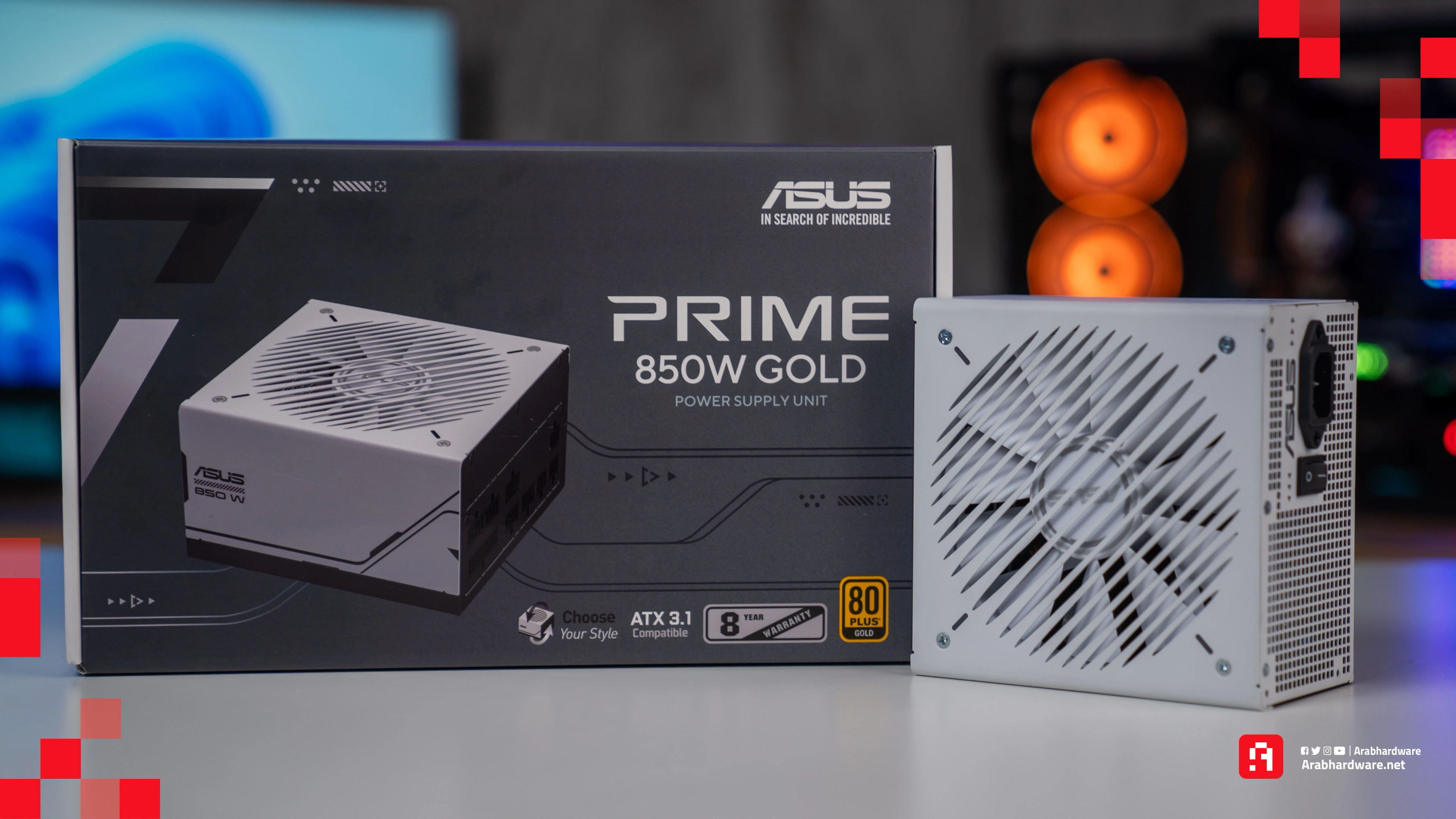 مراجعة الباور سبلاي ASUS Prime 850W Gold
