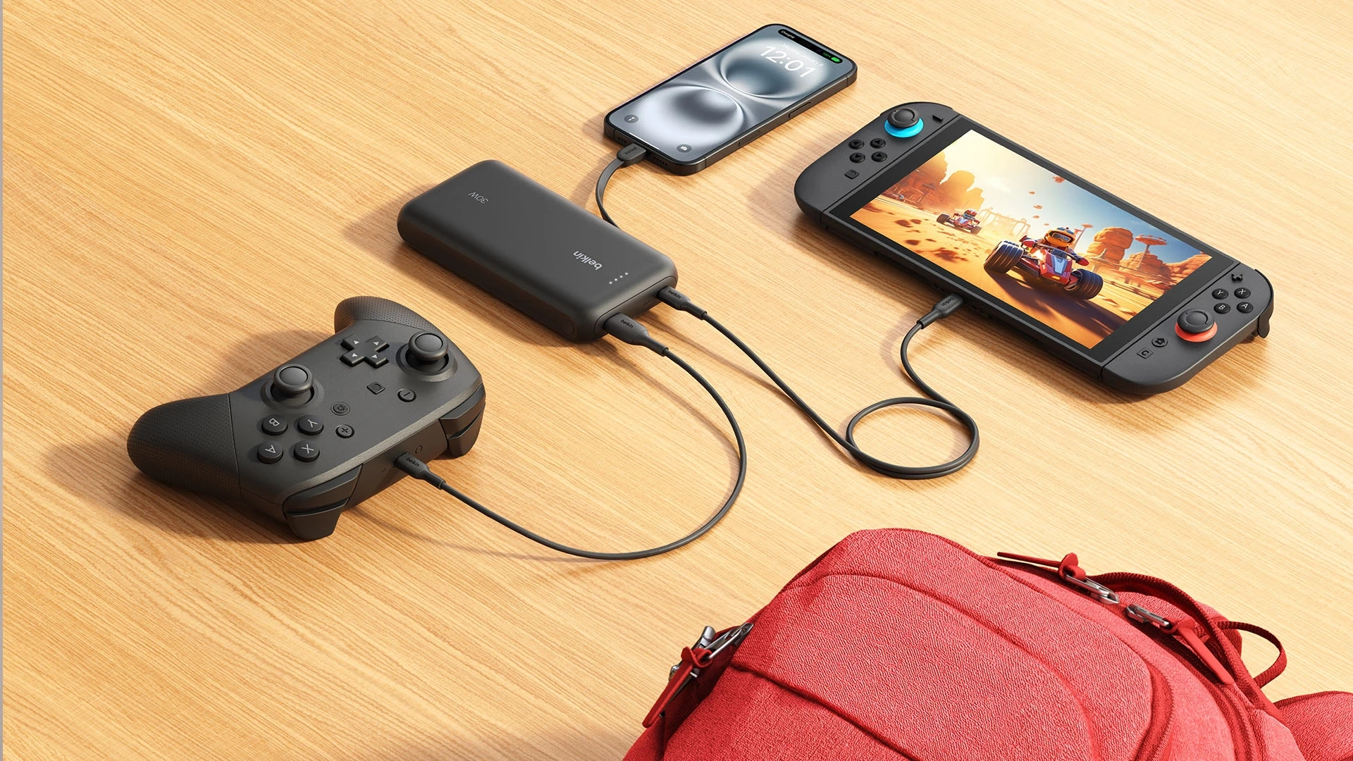 شركة Belkin توفر حزمة من إكسسوارات جهاز Nintendo Switch 2