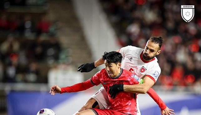 منتخب الأردن يحبط كوريا الجنوبية في عقر داره بتعادل مثير