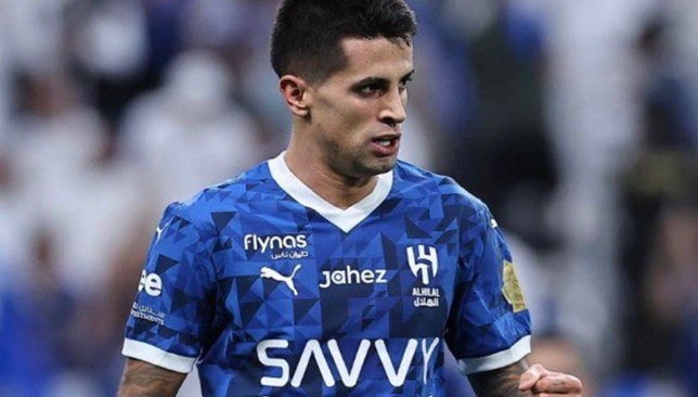 رسالة كانسيلو بعد عودته لتدريبات الهلال