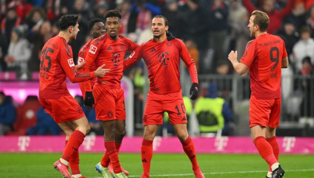 بايرن ميونخ يهزم مونشنجلادباخ بثنائية في ليلة الاحتفال بدرع الدوري