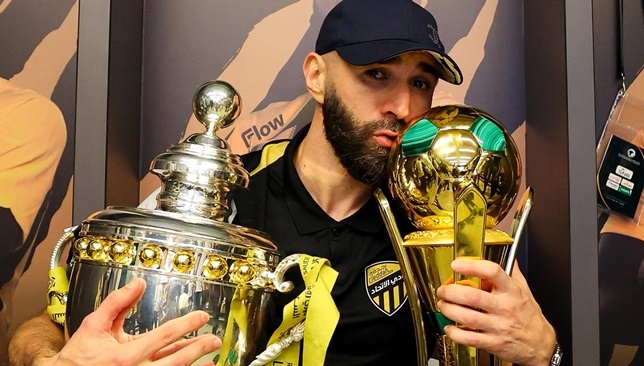 بنزيما يكشف كلمة السر في تتويج الاتحاد بكأس الملك