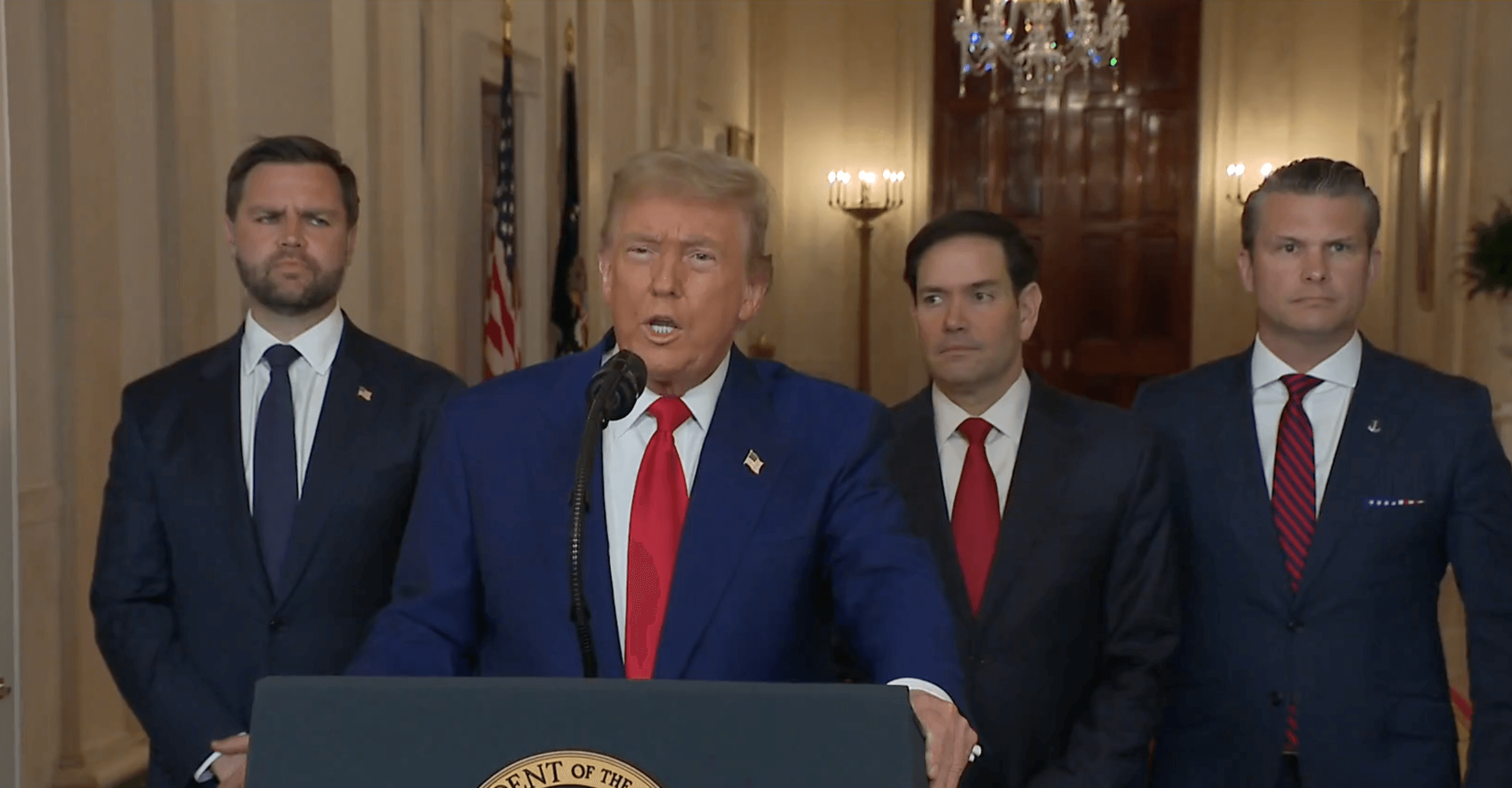Trump says Iran's nuclear enrichment facilities ‘totally obliterated'