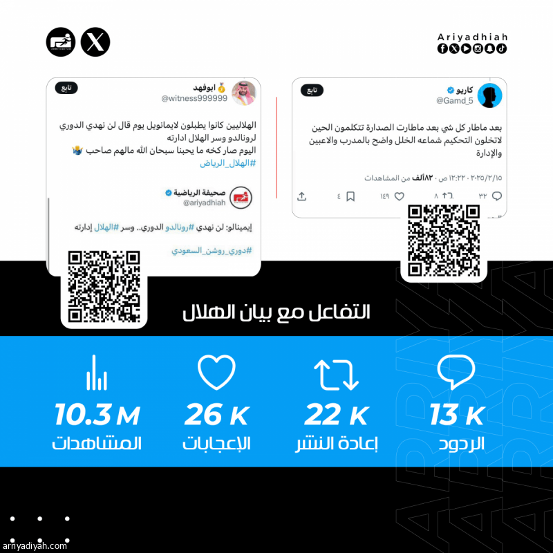 «هذا الكلام.. لا تخلون التحكيم شماعة.. تأخرتم.. ما لهم صاحب»